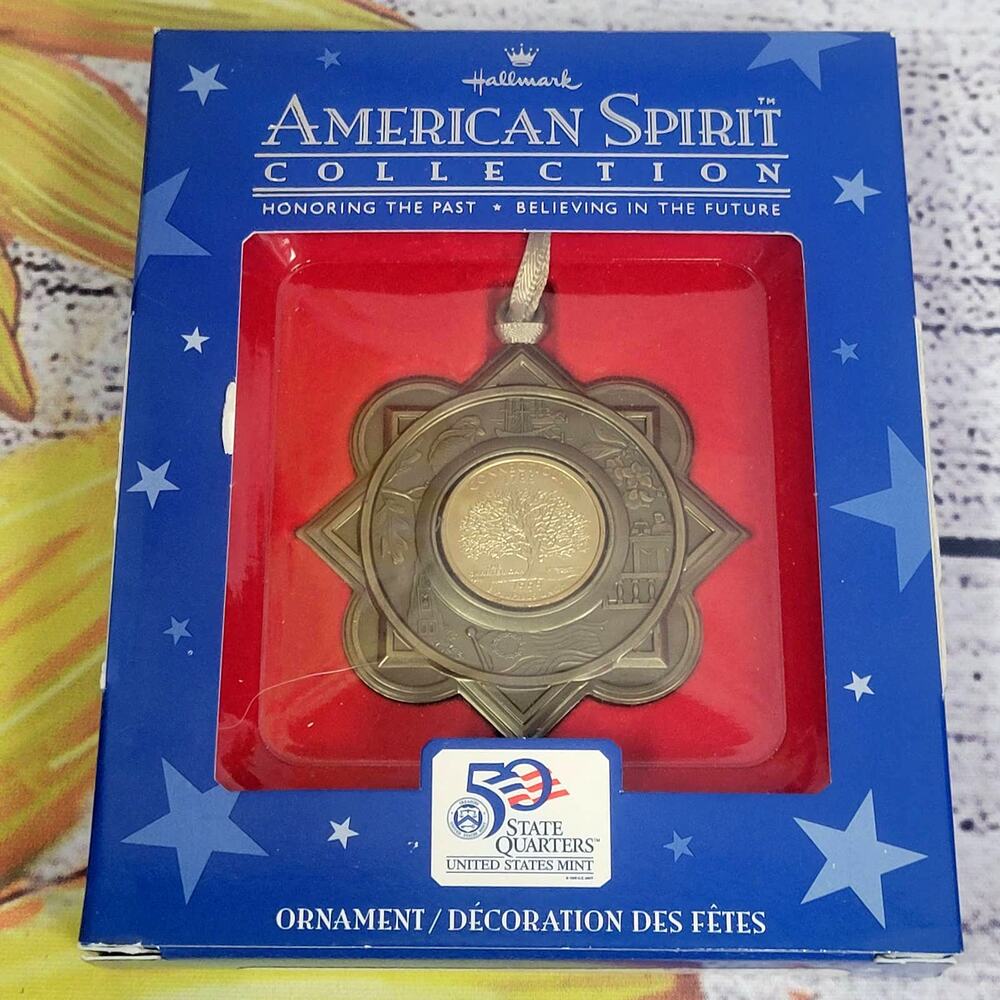 Vintage Hallmark American Spirit Collection Ornament Connecticut
